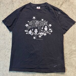 Rare Vintage 2004 The Darkness Band Tee Punk British Rock T Shirt Medium Y2K